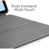 Etui na iPad Air LOGITECH Combo Touch Szary Klawiatura Dedykowana do tabletów o przekątnej [cal] 13