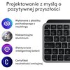 Klawiatura LOGITECH MX Keys Mini for Mac Szary Klawisze numeryczne Nie