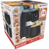 Air Fryer Frytkownica beztłuszczowa ALPINA 871125224641 3.5l cyfrowy ekran gotykowy Pojemność misy [l] 3.5