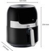Air Fryer Frytkownica beztłuszczowa ALPINA 871125224641 3.5l cyfrowy ekran gotykowy Moc [W] 1400