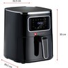 Air Fryer Frytkownica beztłuszczowa ALPINA 871125224687, 4.5l, programator czasowy Pojemność koszyka [kg] 0.4
