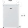 Lodówka WHIRLPOOL W55VM 1120 W 2 WS 83.8cm Biała Kolor / wykończenie boków Biały