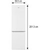 Lodówka WHIRLPOOL W5 921E W 201.3cm Biała Liczba agregatów 1