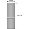 Lodówka WHIRLPOOL W5 822E OX 188.9cm Inox Szklane wykończenie drzwi Nie
