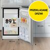 Lodówka SHARP SJ-UE088T0S-EU 82.1cm Inox Położenie zamrażarki Na górze