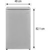 Lodówka SHARP SJ-UE088T0S-EU 82.1cm Inox Zmiana kierunku otwierania drzwi Tak