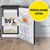Lodówka SHARP SJ-UE088T0B-EU 82.1cm Czarna Położenie zamrażarki Na górze