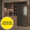 Lodówka HAIER HCR3818ENMD Side by Side No Frost 181.5cm Ciemny Inox Roczne zużycie prądu 290 kWh = 333.5 zł