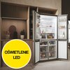 Lodówka HAIER HCR3818ENMD Side by Side No Frost 181.5cm Ciemny Inox Zmiana kierunku otwierania drzwi Nie