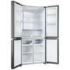 Lodówka HAIER HCR3818ENMD Side by Side No Frost 181.5cm Ciemny Inox Wyświetlacz Zewnętrzny