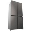 Lodówka HAIER HCR3818ENMD Side by Side No Frost 181.5cm Ciemny Inox Szklane wykończenie drzwi Nie
