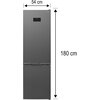 Lodówka SHARP SJ-FBA05DHXLE-EU No Frost 180cm Inox Liczba agregatów 1