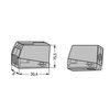 Zestaw szybkozłączek oświetleniowych DPM BMSZW21 1 x 0.5-2.5 mm2 (5 szt.) Gwarancja 24 miesiące