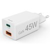 Ładowarka sieciowa HAMA Mini 201993 GaN PD/Qualcomm® 45W Biały