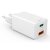 Ładowarka sieciowa HAMA Mini 201993 GaN PD/Qualcomm® 45W Biały Szerokość [mm] 34