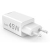 Ładowarka sieciowa HAMA Mini 201993 GaN PD/Qualcomm® 45W Biały Wysokość [mm] 29