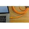 Kabel do tetheringu USB-C - Micro-B TETHER TOOLS Pro 4.6m 5 Gb/s Pomarańczowy Długość[m] 4.6