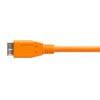 Kabel do tetheringu USB-C - Micro-B TETHER TOOLS Pro 4.6m 5 Gb/s Pomarańczowy Rodzaj Kabel do tetheringu