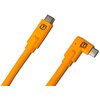 Kabel do tetheringu USB-C - USB-C TETHER TOOLS TetherPro Right Angle 4.6m, 5 Gb/s, 60W Pomarańczowy Gwarancja 12 miesięcy