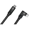 Kabel do tetheringu USB-C - USB-C TETHER TOOLS TetherPro Right Angle 4.6m, 5 Gb/s, 60W Czarny Gwarancja 12 miesięcy