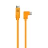 Kabel do tetheringu USB-C - USB-C TETHER TOOLS Pro 0.5 m 10 Gb/s Pomarańczowy
