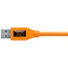 Kabel do tetheringu USB - USB 3.0 TETHER TOOLS Pro 5m Pomarańczowy Kolor Pomarańczowy