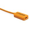 Kabel do tetheringu USB-C - USB-C Core TETHER TOOLS Boost Pro 5m, 10 Gb/s Pomarańczowy Kabel kątowy Nie