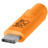 Kabel do tetheringu USB 3.0 - USB-C TETHER TOOLS Pro 4.6m 5 Gb/s Pomarańczowy Kabel kątowy Nie