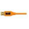 Kabel do tetheringu USB - Micro-B TETHER TOOLS Pro 4.6m 5 Gb/s Pomarańczowy Kolor Pomarańczowy