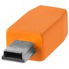 Kabel do tetheringu USB-C - Mini-B 5-Pin TETHER TOOLS Pro 4.6m Pomarańczowy Gwarancja 12 miesięcy