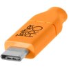 Kabel do tetheringu USB-C - Mini-B 8-Pin TETHER TOOLS Pro 4.6m Pomarańczowy Gwarancja 12 miesięcy