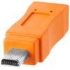 Kabel do tetheringu USB-C - Mini-B 8-Pin TETHER TOOLS Pro 4.6m Pomarańczowy Długość[m] 4.6