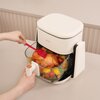 Air Fryer Frytkownica beztłuszczowa JIMMY AF3 z 360-stopniową cyrkulacją powietrza i z przezroczystą konstrukcją garnka Funkcje dodatkowe Nienagrzewające się uchwyty