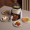Air Fryer Frytkownica beztłuszczowa JIMMY AF3 z 360-stopniową cyrkulacją powietrza i z przezroczystą konstrukcją garnka Funkcje dodatkowe 8 trybów gotowania