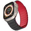 Pasek TECH-PROTECT IconBand Magnetic do Apple Watch 4/5/6/7/8/9/SE/Ultra (42/44/45/49mm) Czarno-czerwony Kolor Czarno-czerwony