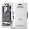 Etui DKNY Leather Checkered Mono Pattern & Printed Stripes do Apple iPhone 14 Pro Czarny Marka telefonu Apple