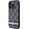 Etui DKNY Leather Checkered Mono Pattern & Printed Stripes do Apple iPhone 14 Pro Czarny Kompatybilność Apple iPhone 14 Pro