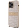 Etui DKNY Leather Mono Stripe & Metal Logo do Apple iPhone 14 Pro Różowy Seria telefonu iPhone