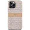 Etui DKNY Leather Mono Stripe & Metal Logo do Apple iPhone 14 Pro Różowy Model telefonu iPhone 14 Pro
