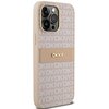 Etui DKNY Leather Mono Stripe & Metal Logo do Apple iPhone 14 Pro Różowy Kompatybilność Apple iPhone 14 Pro