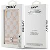 Etui DKNY Leather Checkered Mono Pattern & Printed Stripes do Apple iPhone 13/14/15 Różowy Marka telefonu Apple