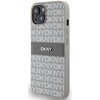 Etui DKNY Leather Mono Stripe & Metal Logo do Apple iPhone 13/14/15 Beżowy Seria telefonu iPhone
