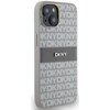 Etui DKNY Leather Mono Stripe & Metal Logo do Apple iPhone 13/14/15 Beżowy Model telefonu iPhone 14