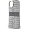 Etui DKNY Leather Mono Stripe & Metal Logo do Apple iPhone 13/14/15 Beżowy Kompatybilność Apple iPhone 13