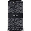 Etui DKNY Leather Mono Stripe & Metal Logo do Apple iPhone 13/14/15 Czarny Model telefonu iPhone 13