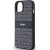 Etui DKNY Leather Mono Stripe & Metal Logo do Apple iPhone 13/14/15 Czarny Kompatybilność Apple iPhone 13