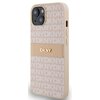 Etui DKNY Leather Mono Stripe & Metal Logo do Apple iPhone 13/14/15 Różowy Seria telefonu iPhone