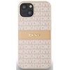 Etui DKNY Leather Mono Stripe & Metal Logo do Apple iPhone 13/14/15 Różowy Model telefonu iPhone 13
