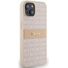 Etui DKNY Leather Mono Stripe & Metal Logo do Apple iPhone 13/14/15 Różowy Model telefonu iPhone 14