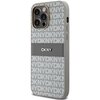 Etui DKNY Leather Mono Stripe & Metal Logo do Apple iPhone 14 Pro Max Beżowy Seria telefonu iPhone